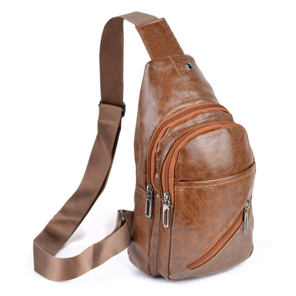 Light Brown Crossbody Sling Bag