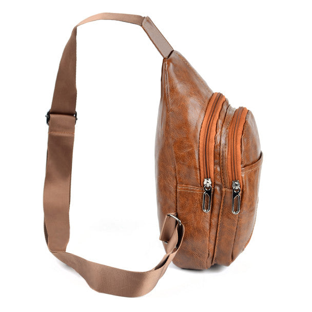 Light Brown Crossbody Sling Bag