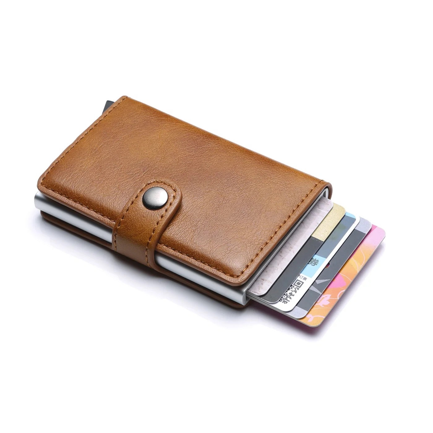 Card Holder Single Brown